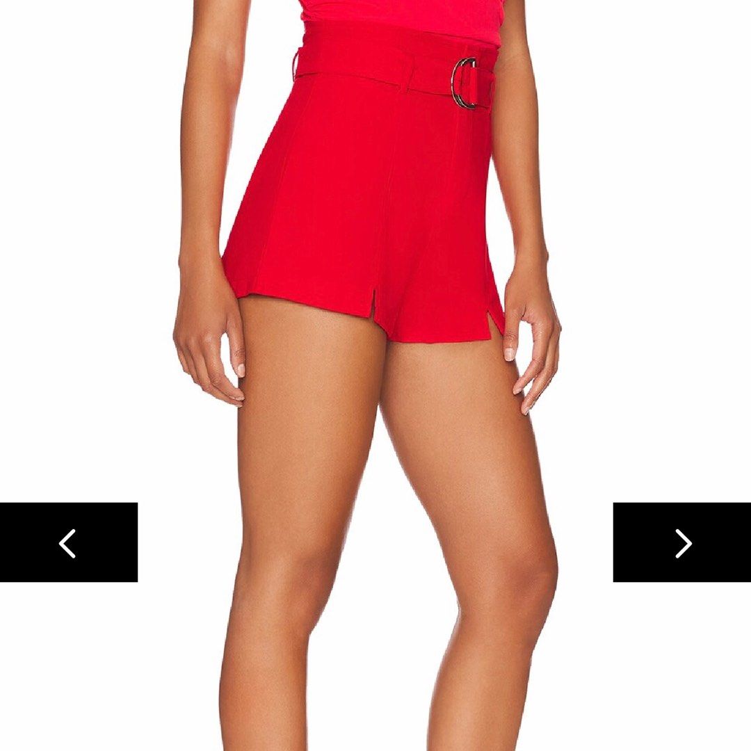 Red flowy 2025 shorts