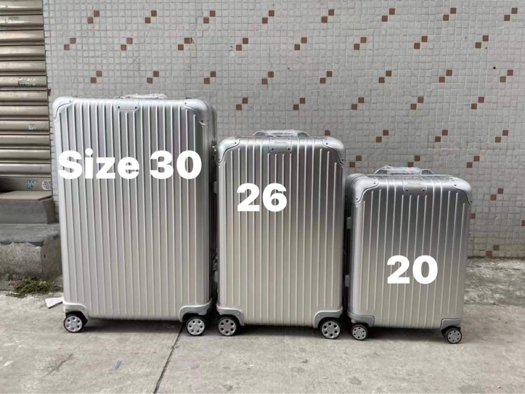 Sale!Rimowa Aluminium Set Size 20 26 30, Hobbies & Toys, Travel