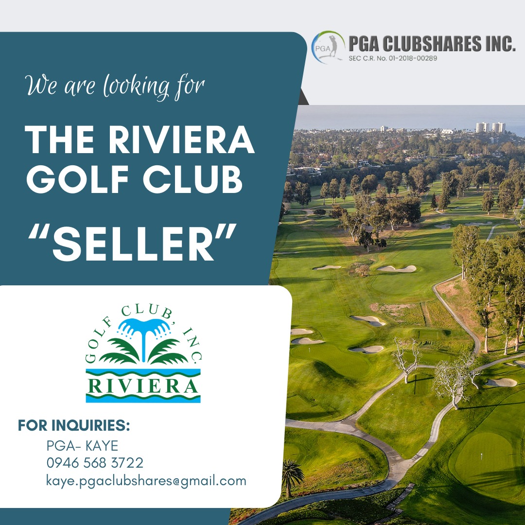 Riviera Golf Club Share, Sports Equipment, Sports & Games, Golf on ...