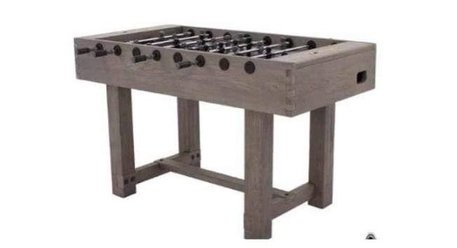 RUSTIC FOOSBALL TABLE (Category: Board Games & Puzzles) located in San Pablo. Submitted by ablpsports (Listing ID 1257257372, Image 2). Description: RUSTIC FOOSBALL TABLE PHP. 50,000 PHP. 50,000 PHP. 50,000 This table is a game entertainment piece for your home. Great for the entire family of all ages, this foosball table proves to be an excellent addition to the game room with a classic and professional décor style that allows it to blend right 