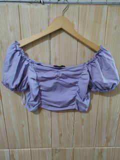 Sabrina crop top lilac