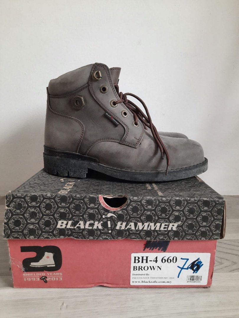 Harga safety boot black hammer best sale