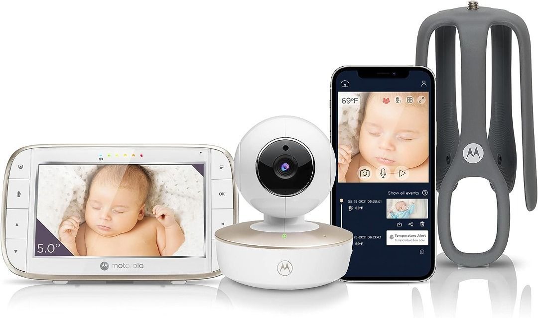 HelloBaby Baby Monitor-HB30 with camera and audio, 1000 feet long range  video baby monitor - no WiFi, VOX mode 2.4 inch LCD screen, security camera