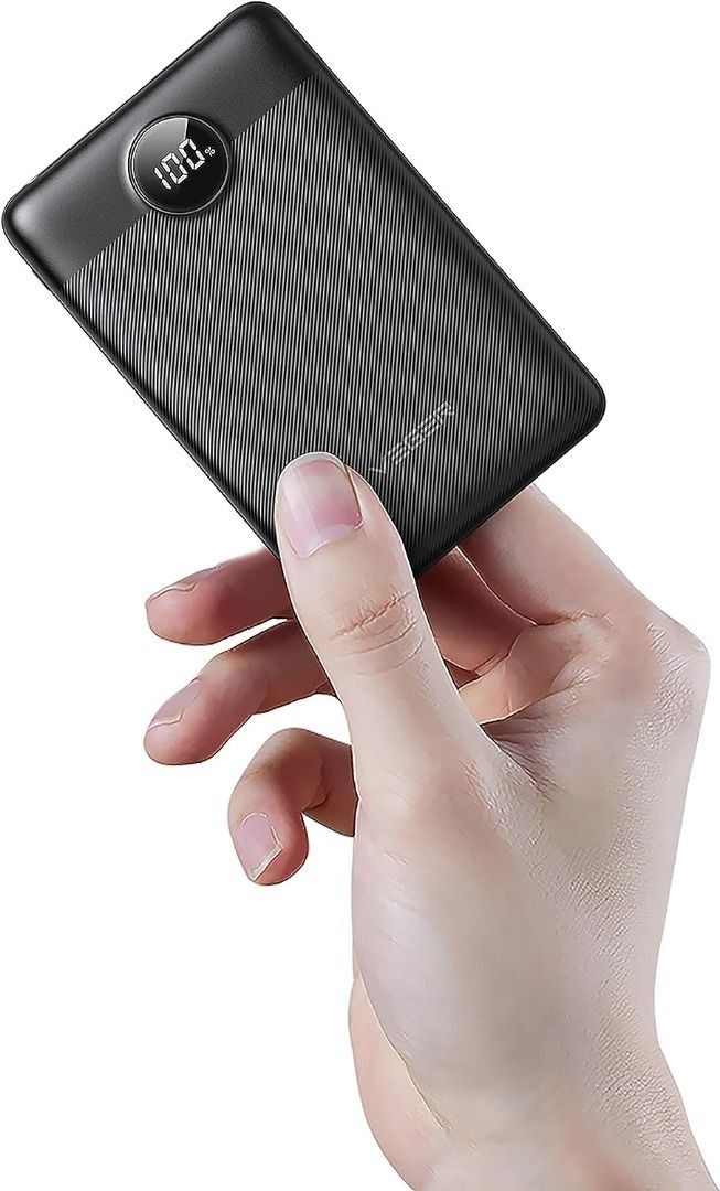 Sale🔥 VEGER Mini Power Bank 10000mAh, 22.5W Fast Charging Small Portable Charger  with PD 3.0 & QC 3.0,USB C Slim Compact iPhone Charger, Dual Output  Compatible with iPhone, Samsung,Travel Must Haves, Mobile