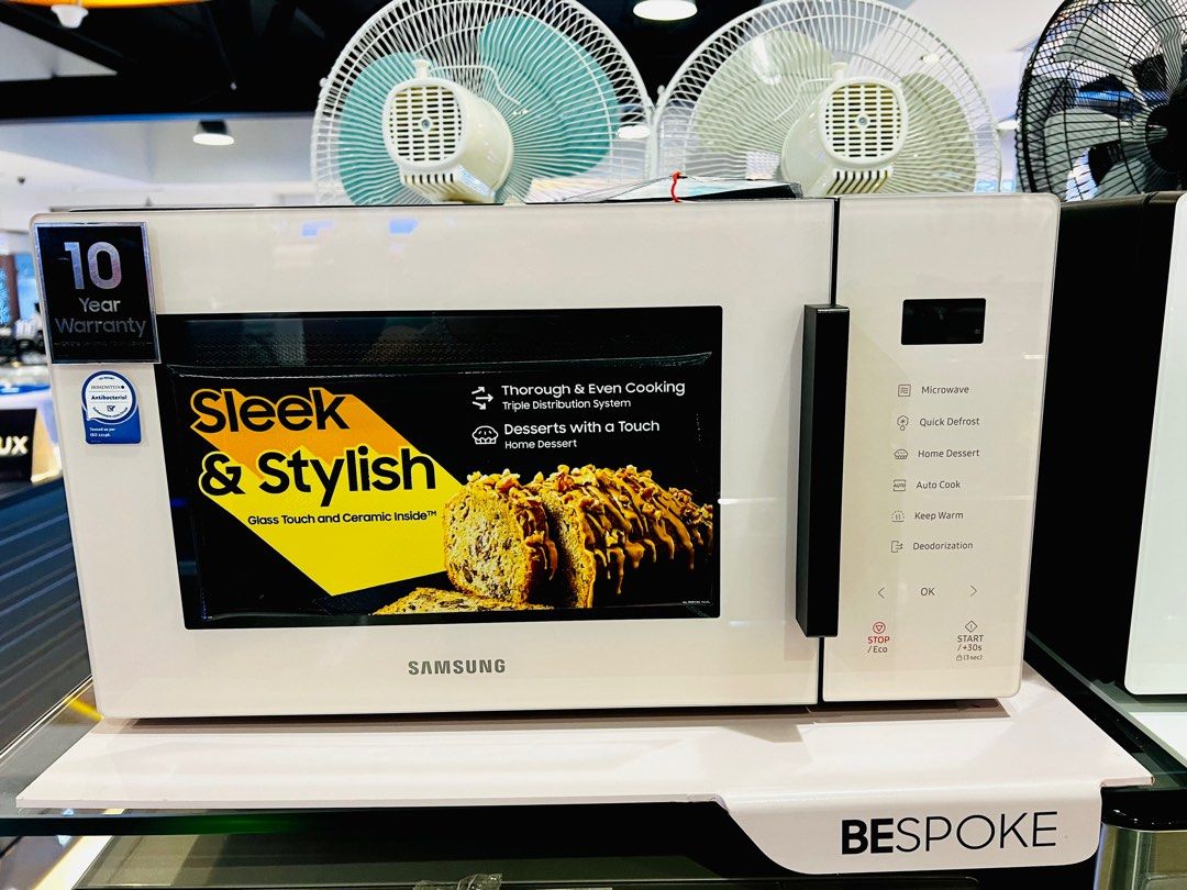 🚩Samsung Bespoke Microwaves🔥 (Category: Ovens & Toasters) located in Manila. Submitted by almnantnr (Listing ID 1257226049, Image 2). Description: Note: For Cash, Gcash, Bank transfer Payment Only. ☆For Sale! We Have Physical Stores. ☆Note: Cash ONLY! Or COD (charges may applied) BeSpoke Models 23liters MS23T5018AP/TC (Pink) - 6,450 23liters MS23T5018AW/TC (White) - 6,450 23liters MS23K3515AS - 5,099 28liters MS28F303TFK - 6,350 30liters MG30T5