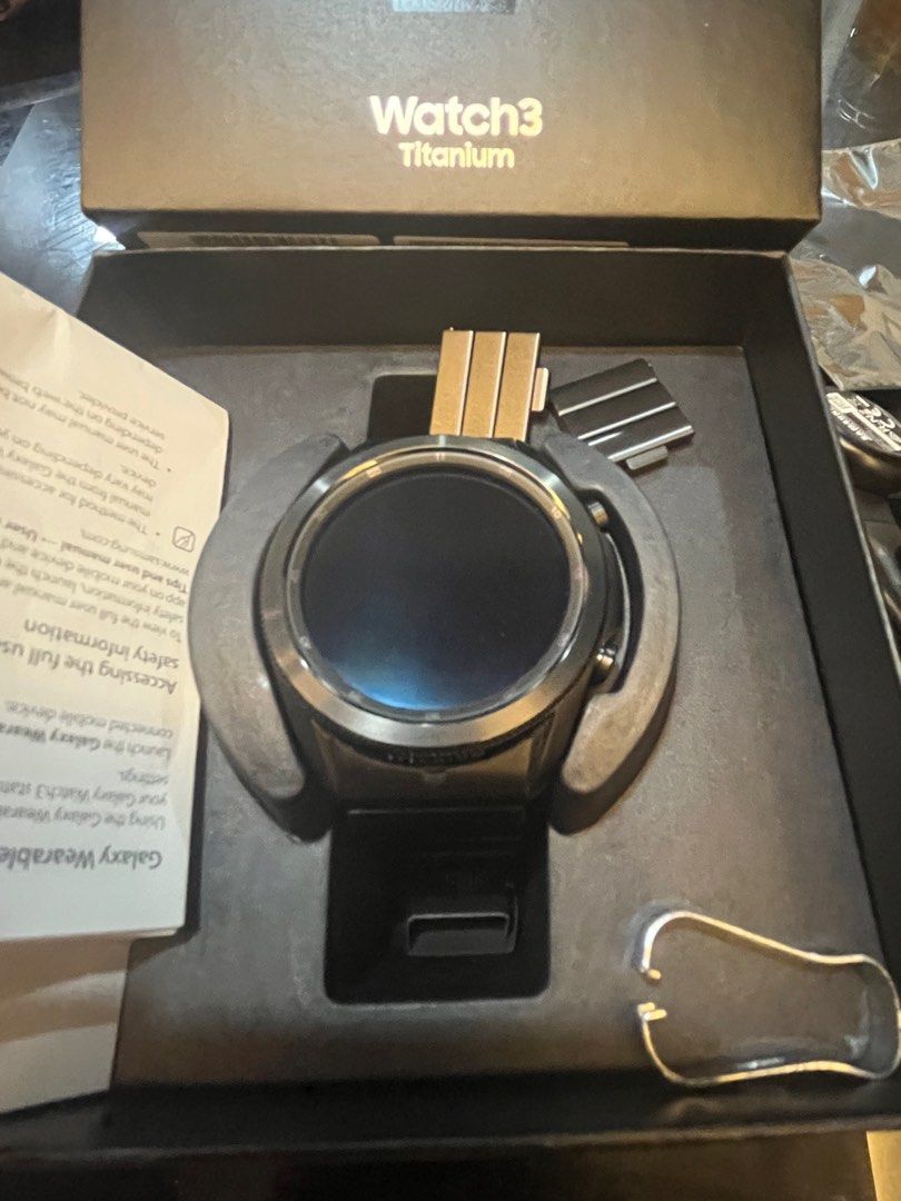 Samsung galaxy clearance watch3 titanium details