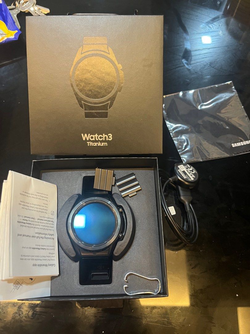 Samsung galaxy watch3 deals titanium details