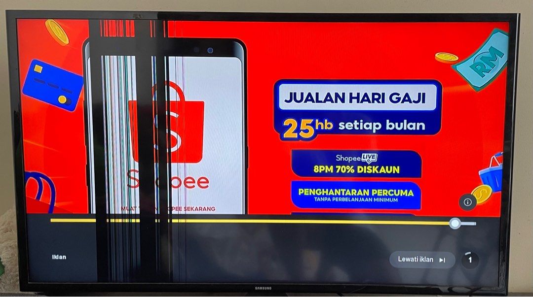 Samsung LED TV UA-40J5200, TV & Home Appliances, TV & Entertainment, TV ...