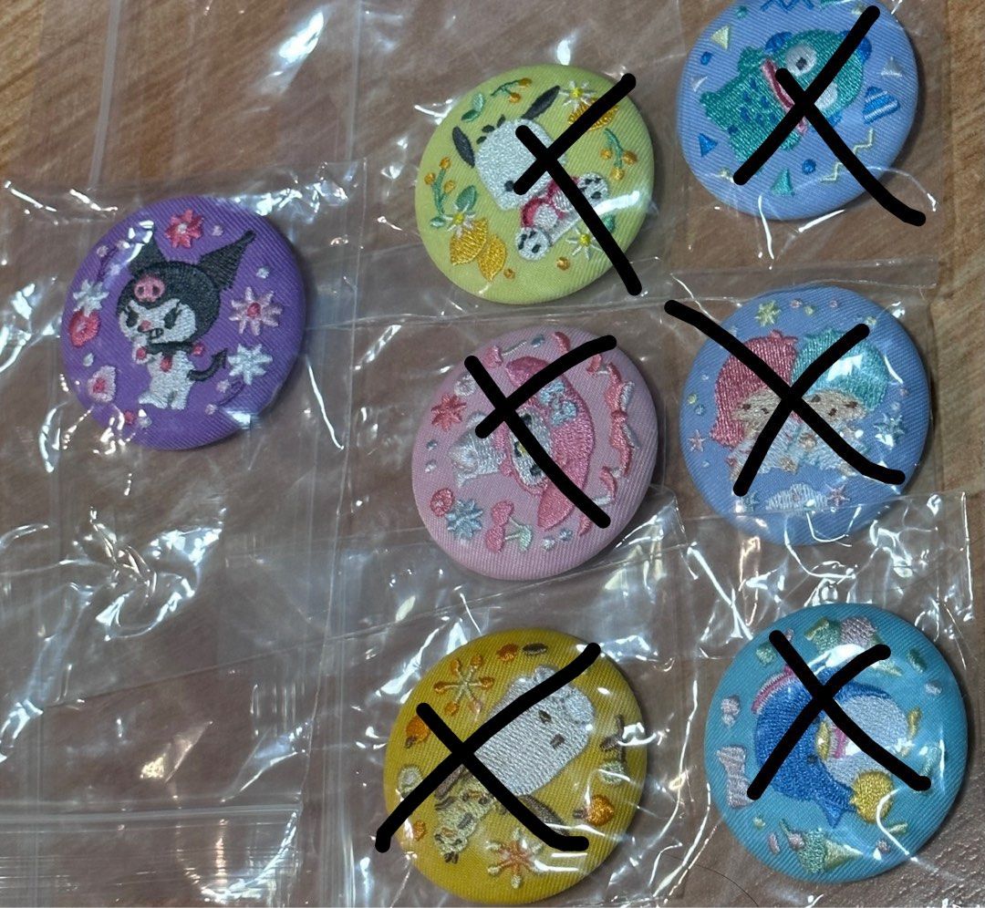 Kuromi, Pins and Badges, Kuromi Pins 