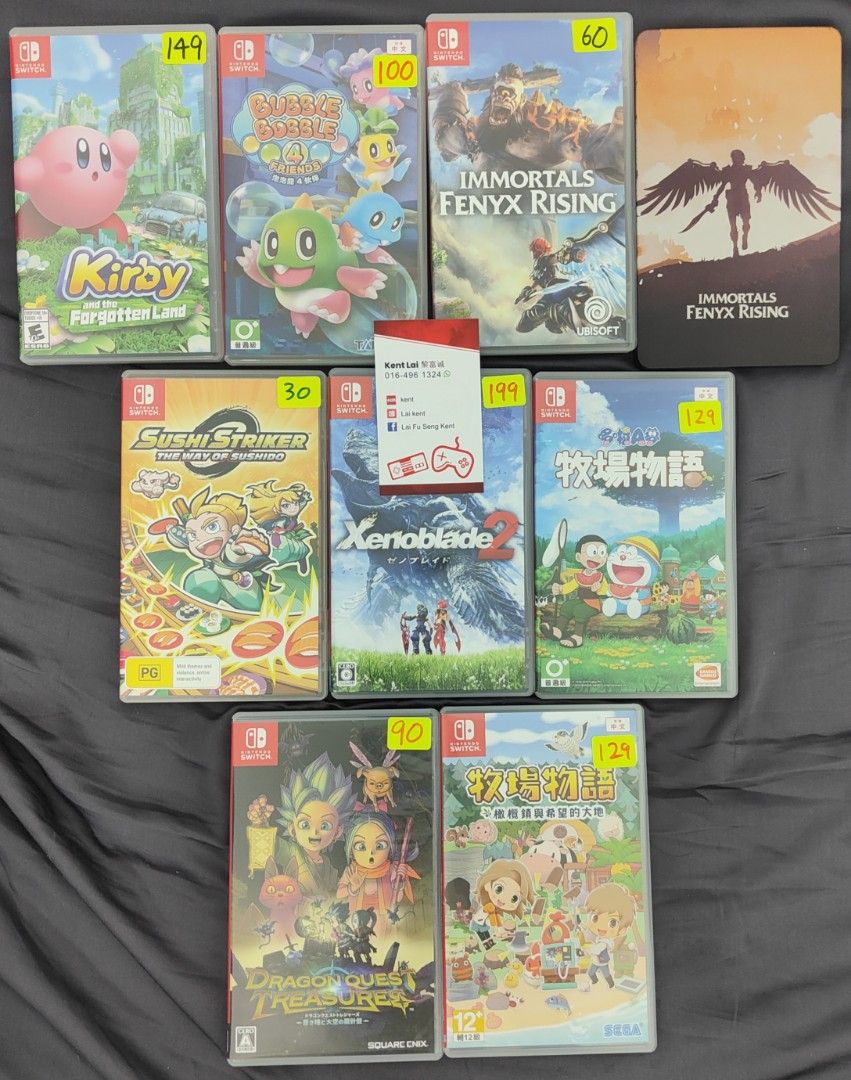 Second hand Switch Games, Video Gaming, Video Games, Nintendo on Carousell