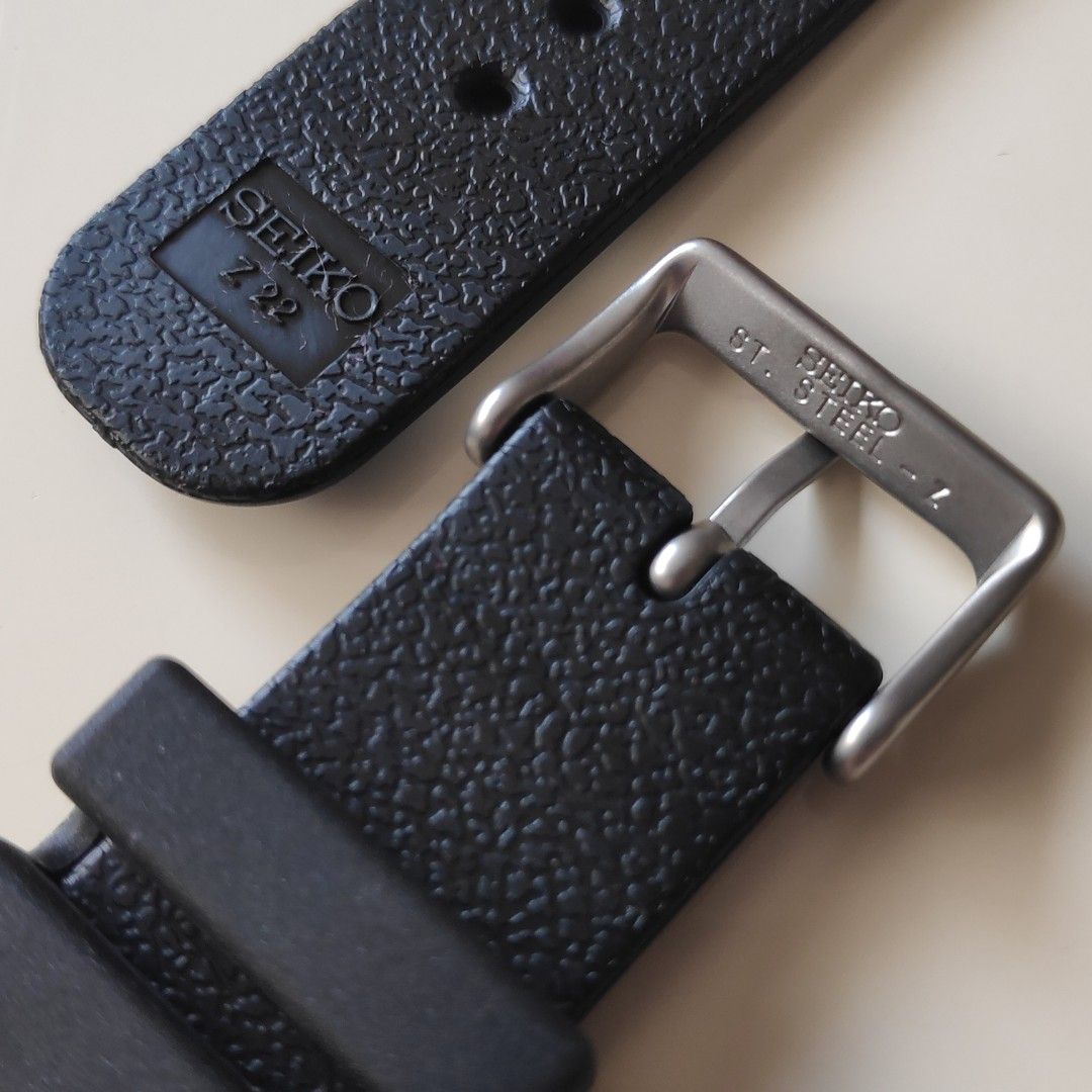 SEIKO Original Genuine Z22 Rubber Watch Strap 22mm Brand New
