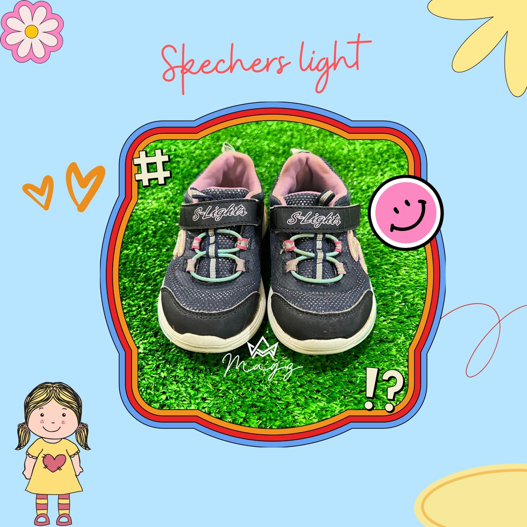 Sepatu Skecher Kids Light, Bayi & Anak, Lainnya di Carousell