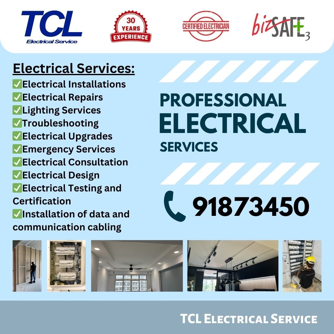 SG Electrical & Lighting Services (91873450) TCL Electrical Services