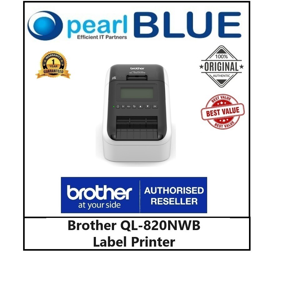 SG Seller] Brother QL-820NWB Professional Ultra Flexible Label Printer  with Multiple Connectivity Options, Computers  Tech, Printers, Scanners   Copiers on Carousell