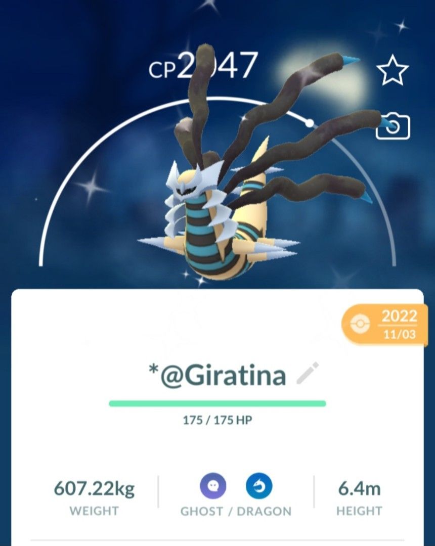 Shiny Giratina Origin Form Pokemon Go, Video Gaming, Gaming Accessories,  Game Gift Cards & Accounts on Carousell