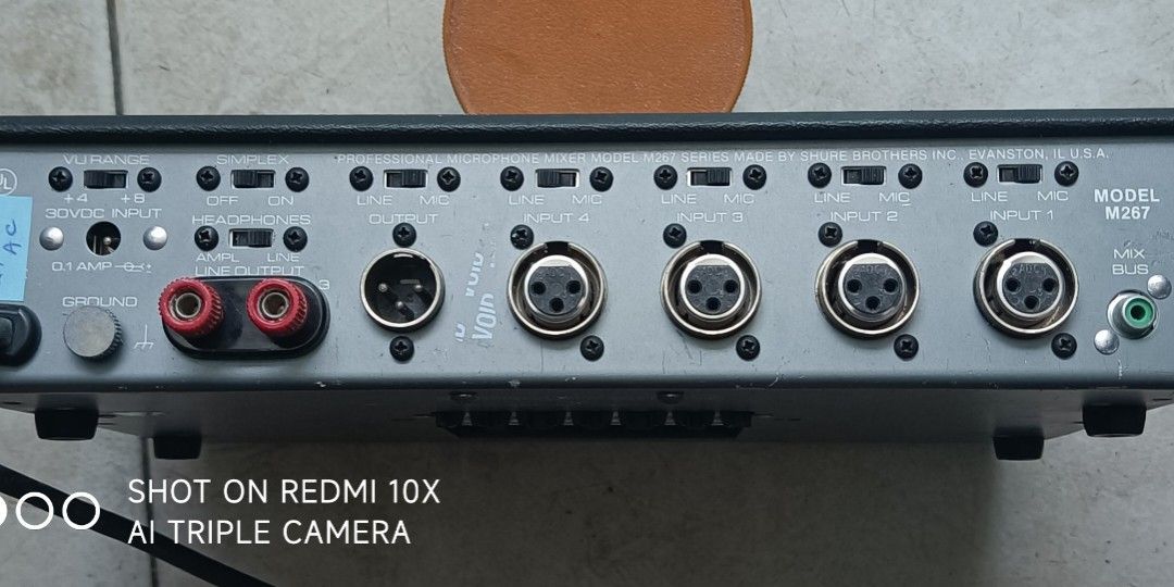 Shure M267 Mic Preamp Limiter