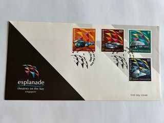 Singapore stamp 2002 esplanade 1st day cover fdc