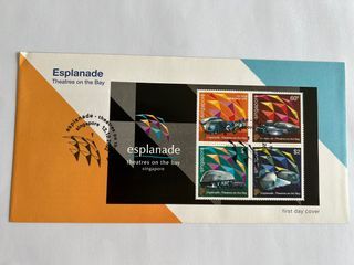 Singapore stamp 2002 Esplanade MS 1st day cover fdc