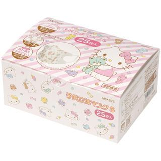 Skater Hello Kitty 幼童盒裝 3D 立體口罩 MSKB25 (2-3歲)