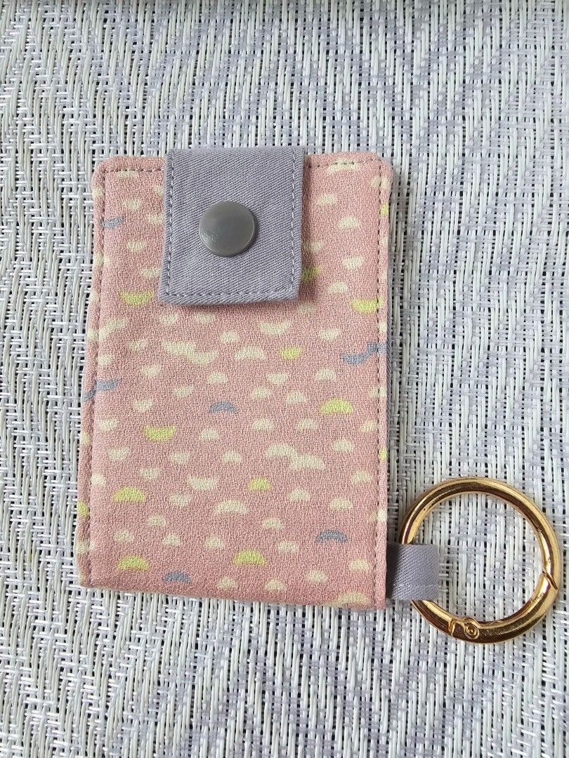 Slim Card Wallet with Keyring Women s Fashion Bags Wallets