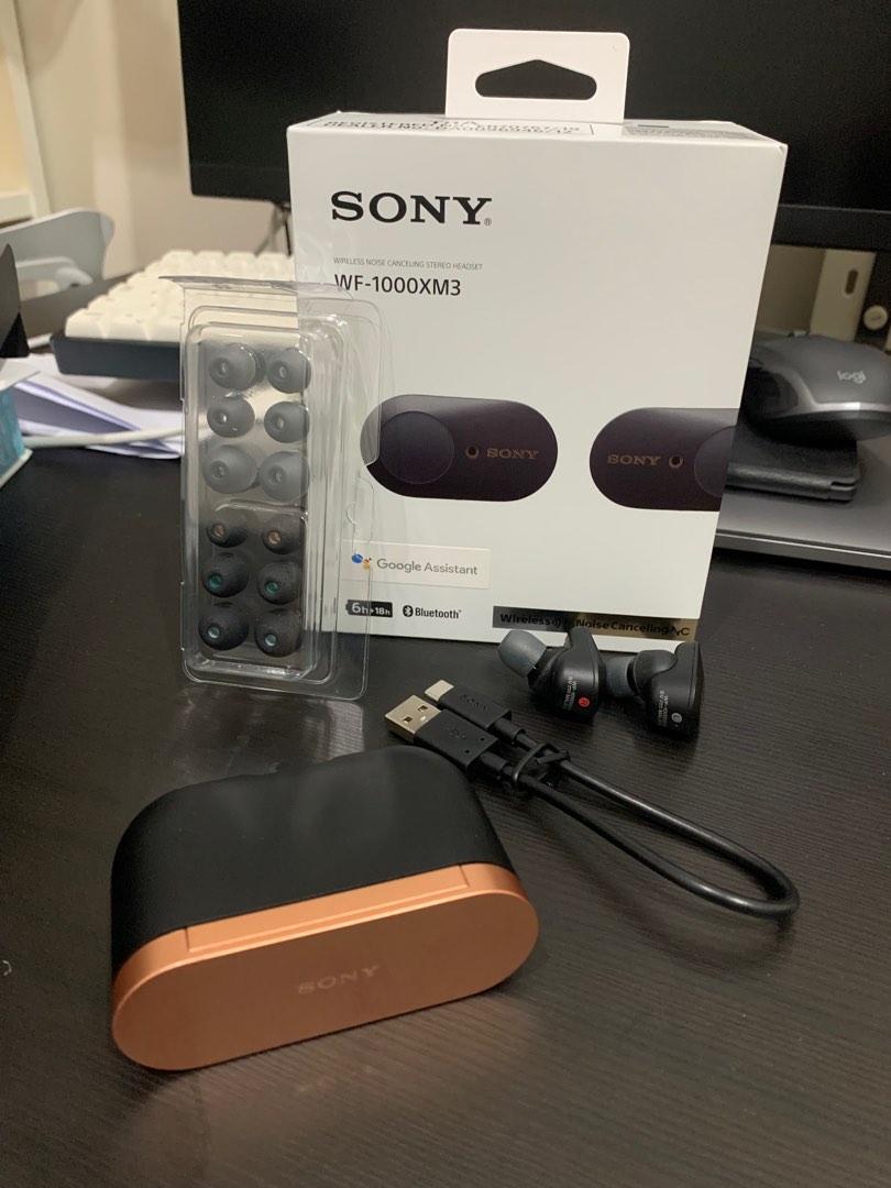 Sony WF 1000 XM3 black, Musik & Media, Aksesoris di Carousell