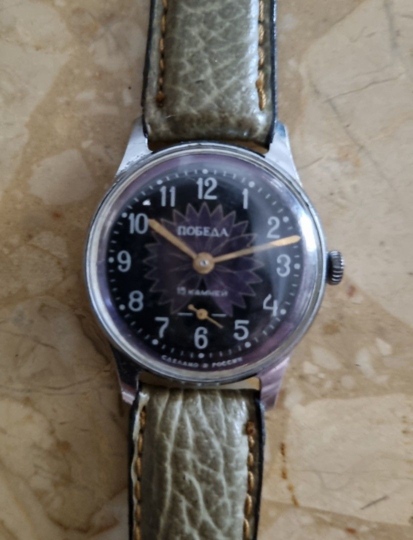 Vintage pobeda watch new arrivals