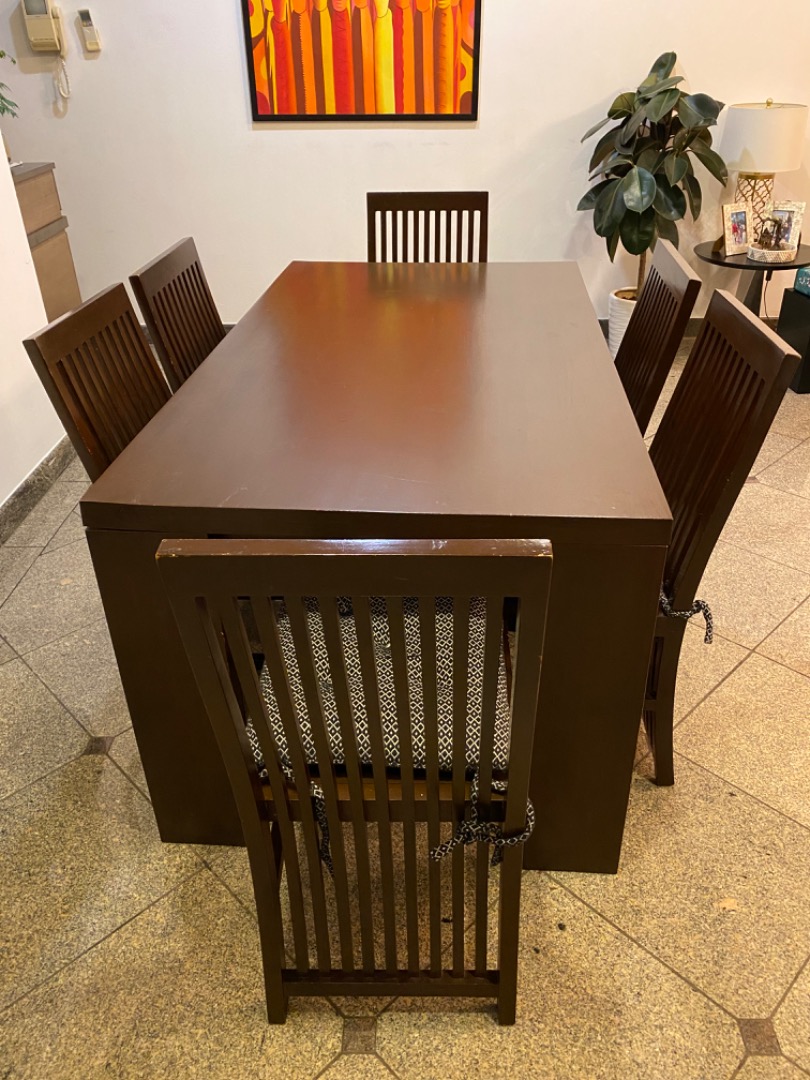 Used dining table set best sale