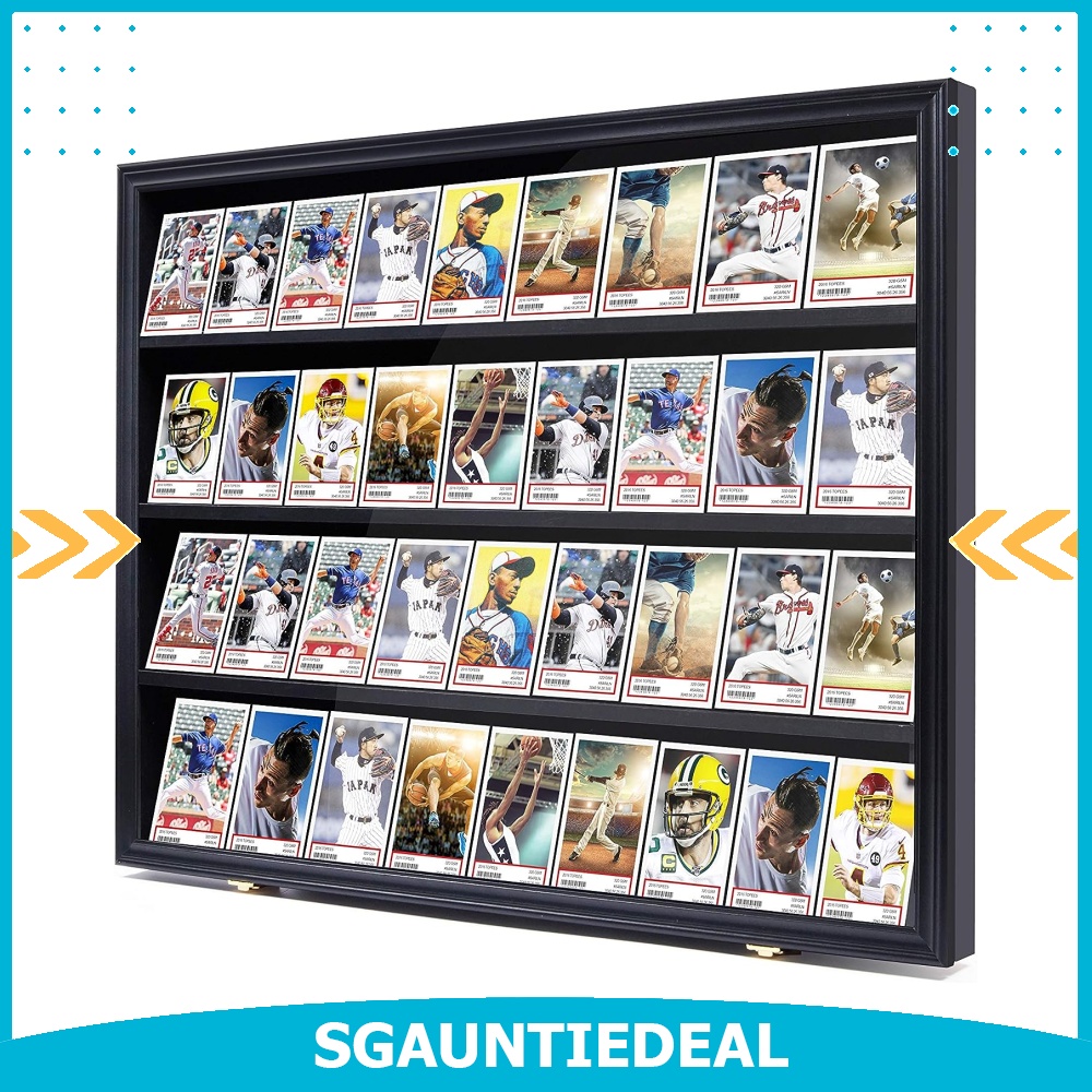 Sports Card Display Case Baseball and Trading Card Display Case for