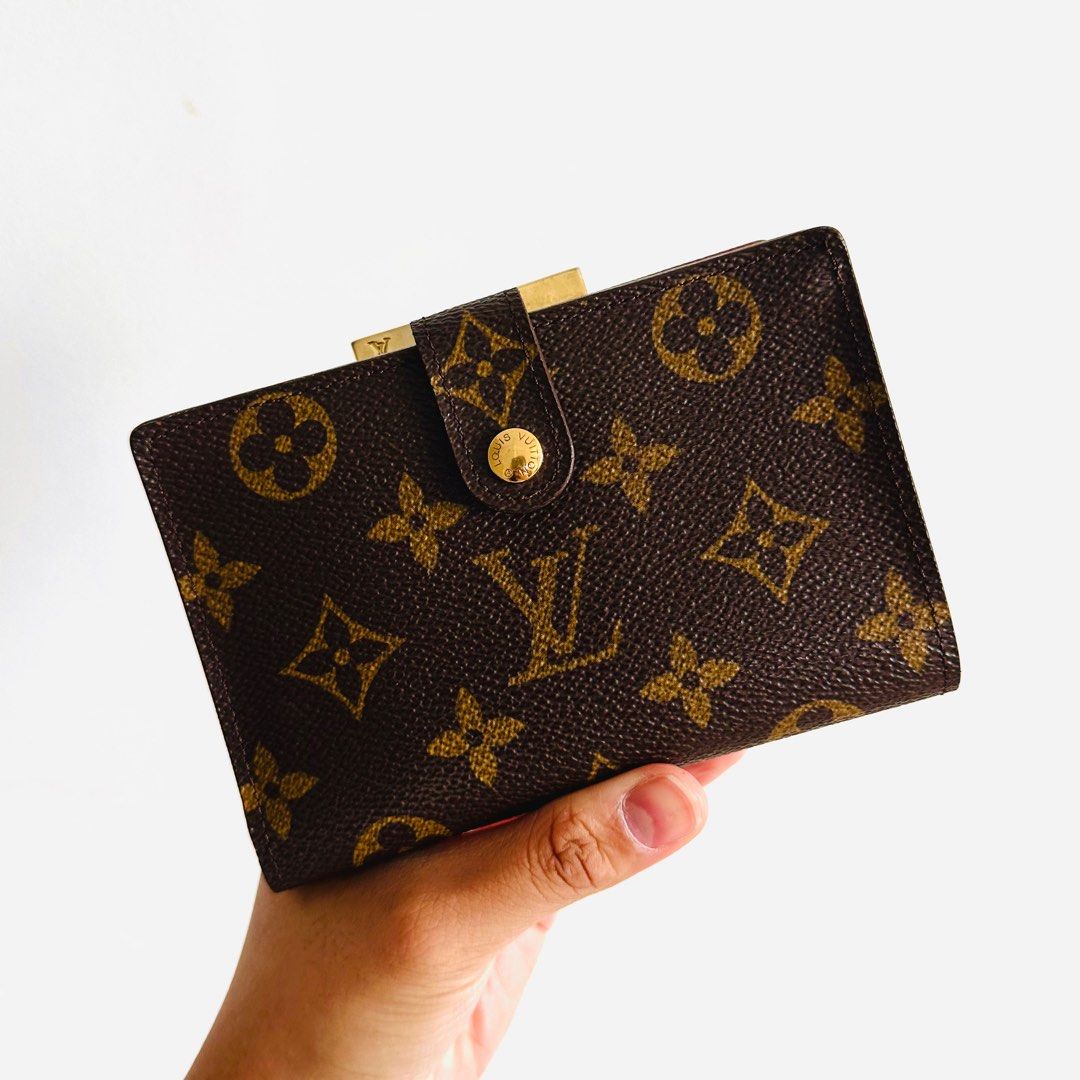 LV Brown Monogram Canvas Envelope Clutch, Luxury, Bags & Wallets on  Carousell