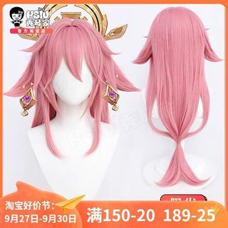 Styled Yae Miko Wig and Accessories