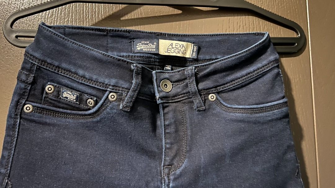 Superdry Alexia Jeggings Blue Stretchable Women s Fashion