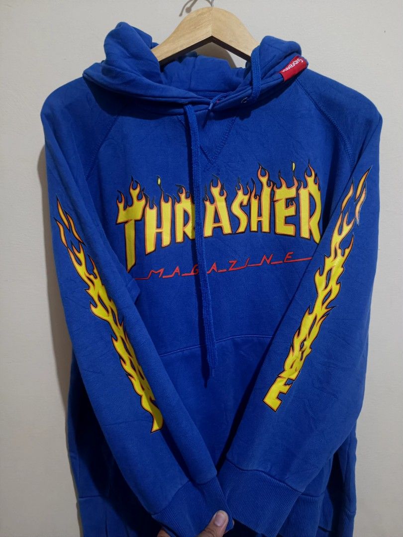 Hoodie thrasher x supreme discount