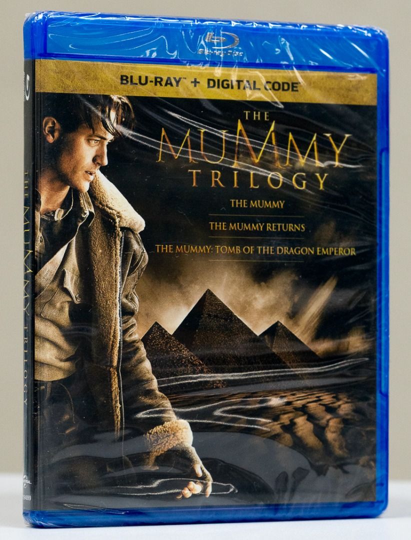 The Mummy Trilogy Blu-ray (Category: CDs & DVDs) located in Mandaluyong City. Submitted by bernartem (Listing ID 1257253346, Image 1). Description: Brand new and sealed Authentic and original US version 3-Disc Set 1. The Mummy (1999) 2. The Mummy Returns (2001) 3. The Mummy: Tomb of the Dragon Emperor (2008).