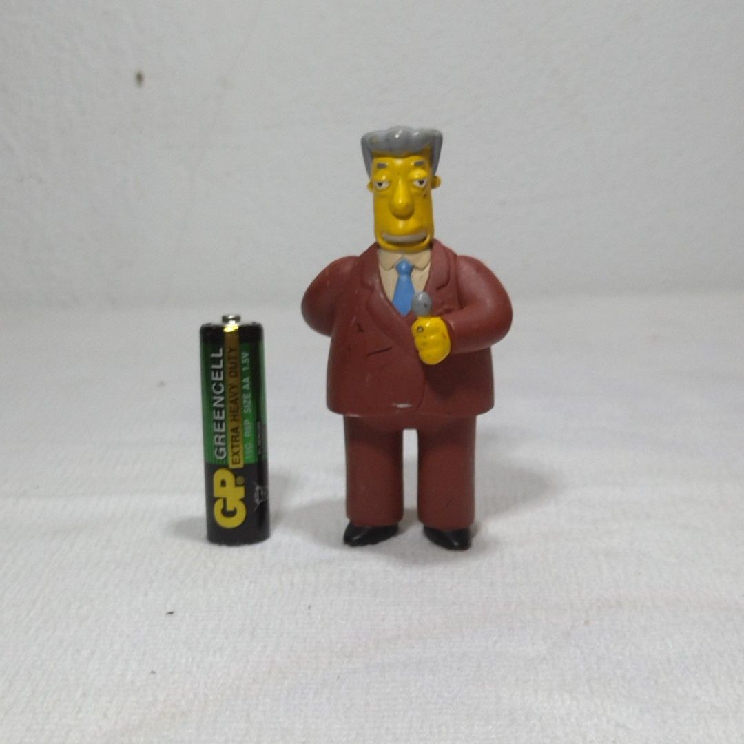 Figurine United Label Les Simpson - Kent Brockman - Modèle 2009 - Occasion