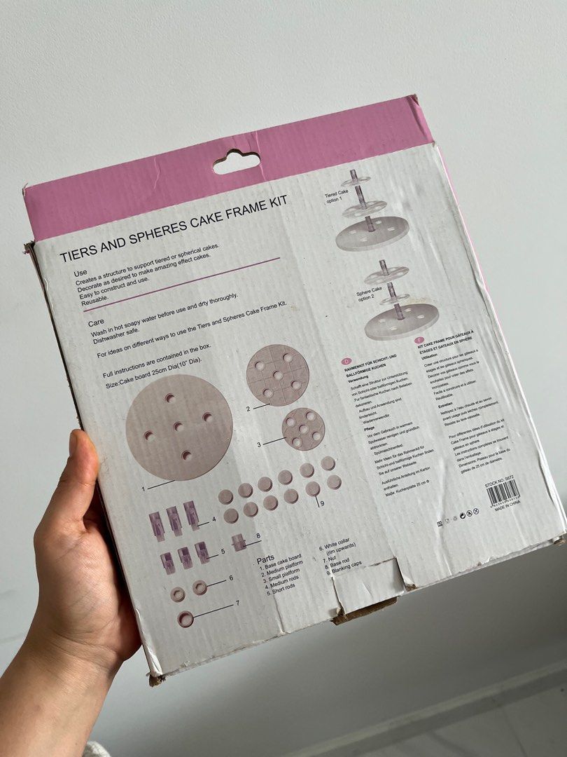 CAKE DECOR™ Tiers and Spheres Cake Frame Kit Anti-Gravity Cake Kit Mul –  Arife Online Store