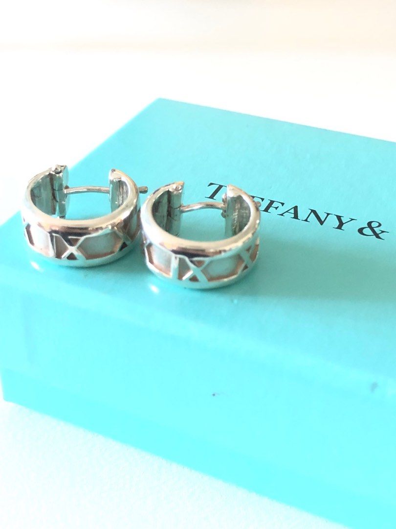 Tiffany and co round earrings clearance