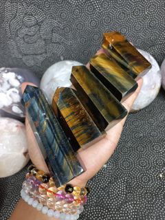 Tiger's Eye Point Tower - Crystal × 5pcs