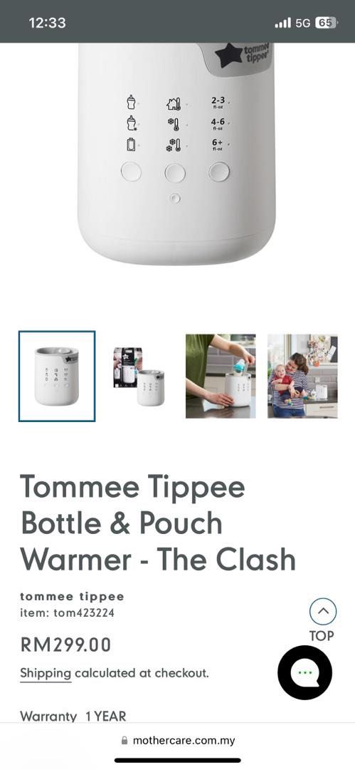 Tommee tippee top bottle warmer mothercare
