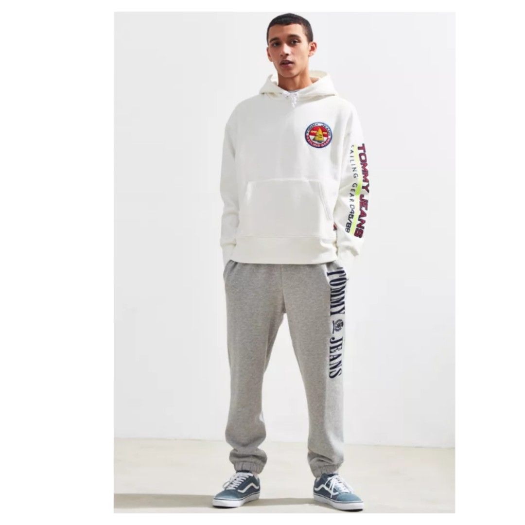 Tommy Hilfiger Sailing Hoodie White Original Fesyen Pria Pakaian
