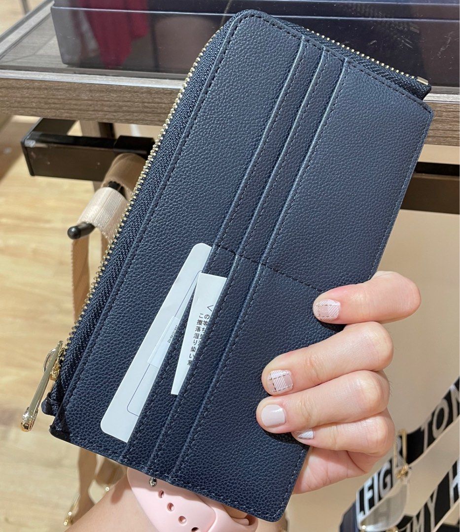 Blue tommy hilfiger wallet discount
