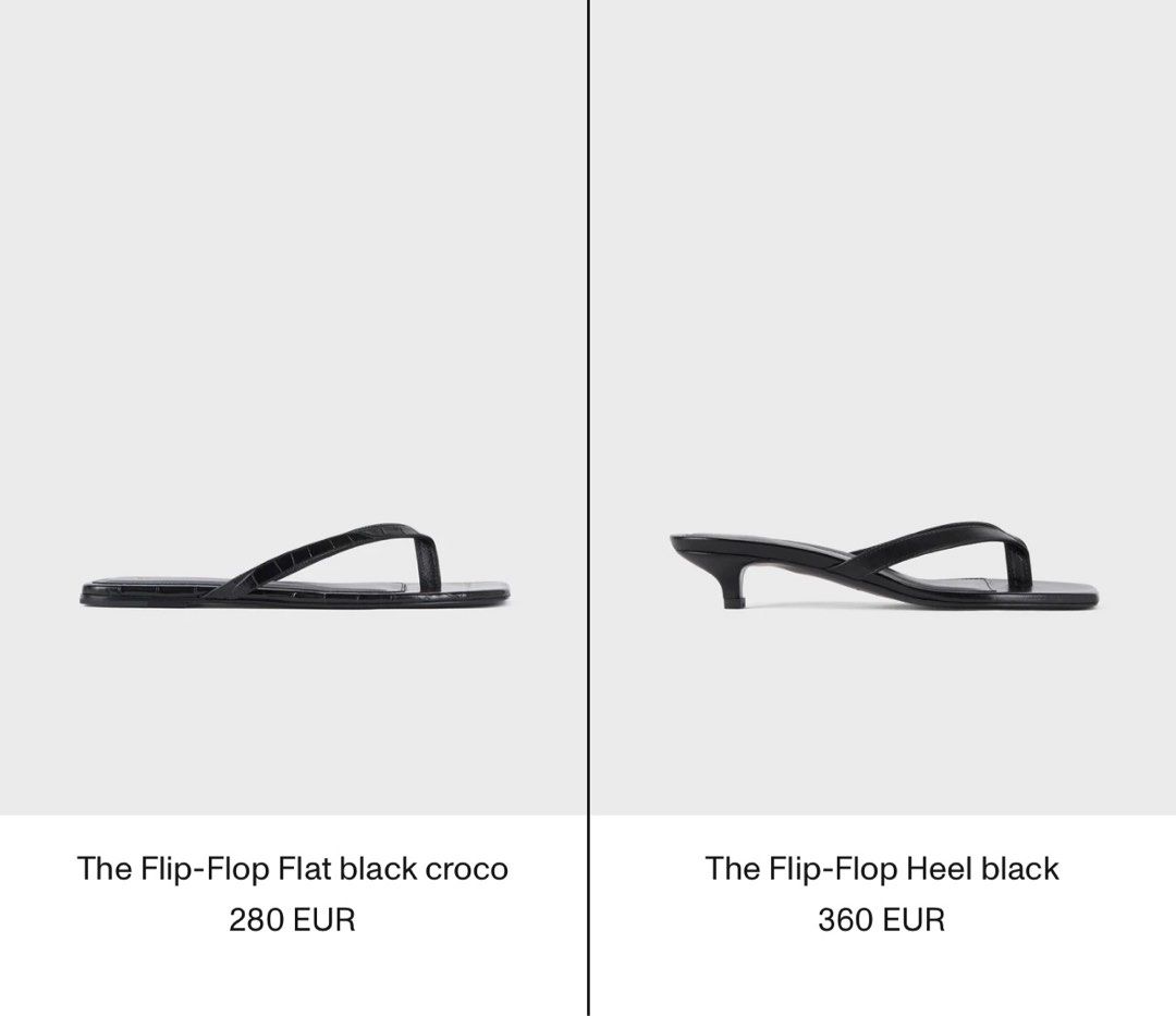The Flip-Flop Heel black