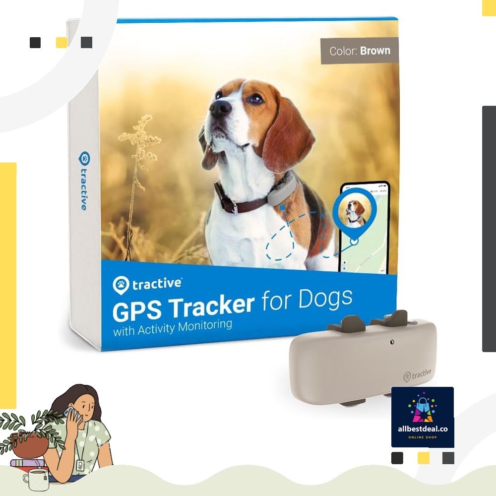 Tractive GPS Pet Tracker for Dogs Waterproof GPS Location Smart Activity Tracker Unlimited Range Works with Any Collar Coffee Coffee Pet Supplies Homes Other Pet Accessories on Carousell