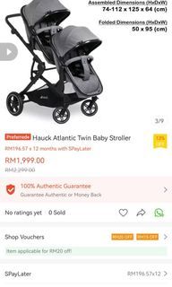 Twin Stroller - Hauck