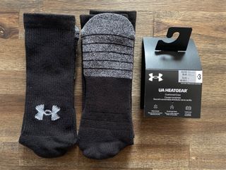 Under Armour UA HeatGear cushioned crew socks 運動襪629376389575691121