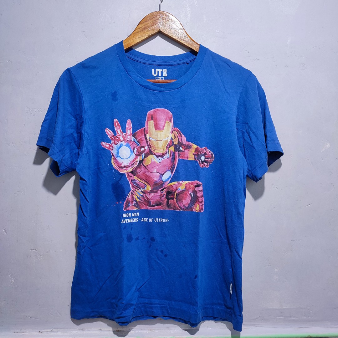Uniqlo X Marvel Avengers Age Of Ultron Reprice Men S Fashion Tops And Sets Tshirts
