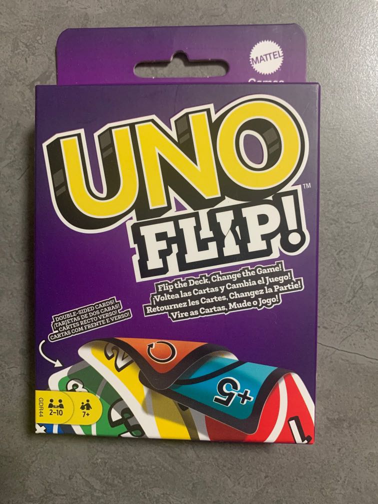 Uno Flip 紙牌遊戲 Board Game, 興趣及遊戲, 玩具 & 遊戲類 Carousell