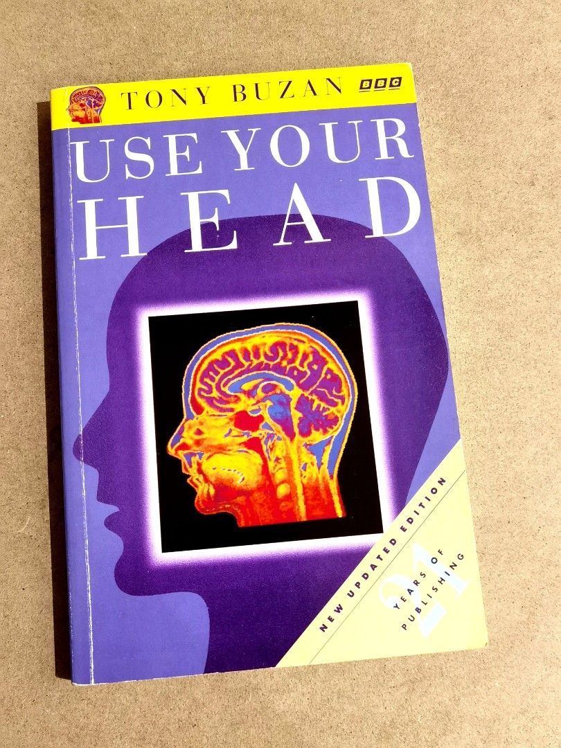 Use Your Head Book By Tony Buzan Mind Map Guru, Hobbies & Toys, Books