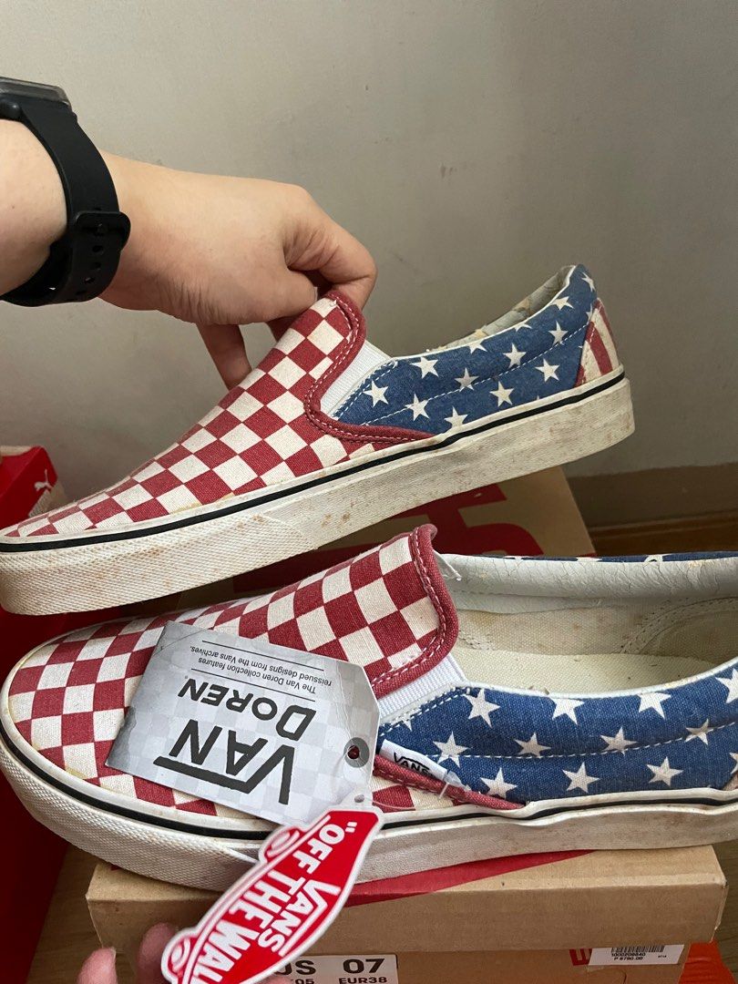 Vans hotsell patriotic shoes