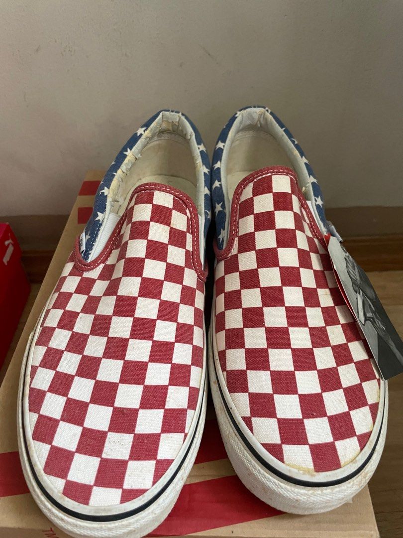 Vans Patriotic Shoes Men s Fashion Footwear Sneakers on Carousell