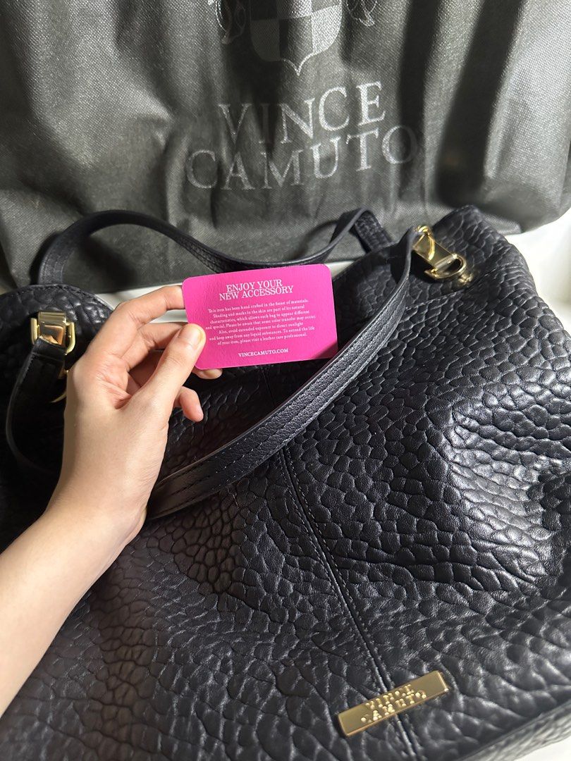 Vince camuto teri leather tote on sale